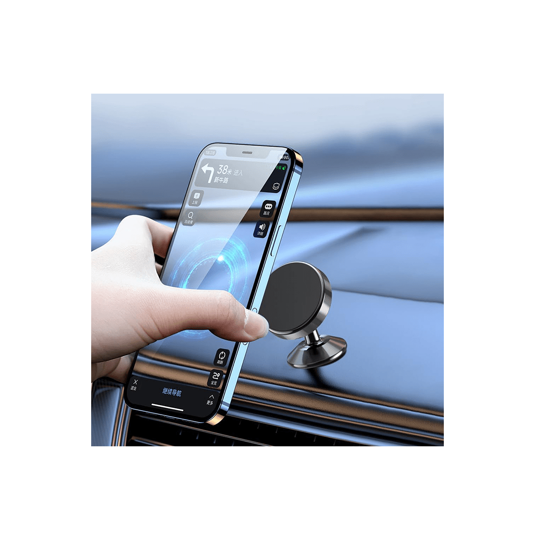 Wiwu CH003 Lotto Car Magnetic Suction Bracket Mini lightweight, 360 degree rotation - Black in Qatar Wiwu CH003 Lotto Car Magnetic Suction Bracket Mini lightweight, 360 degree rotation - Black in Qatar